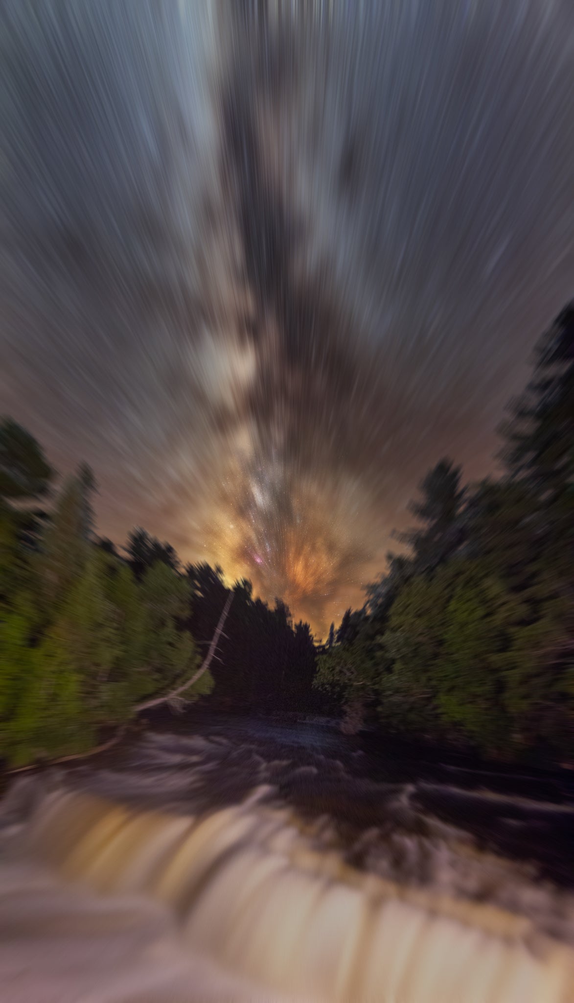 Tahquamenon Lower Falls Zoom Burst